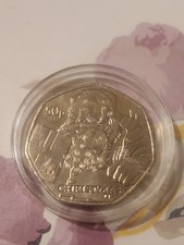 Isle Of Man Christmas 50p Coin Father Christmas