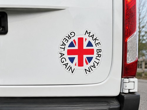 Stickers make britain great - make,