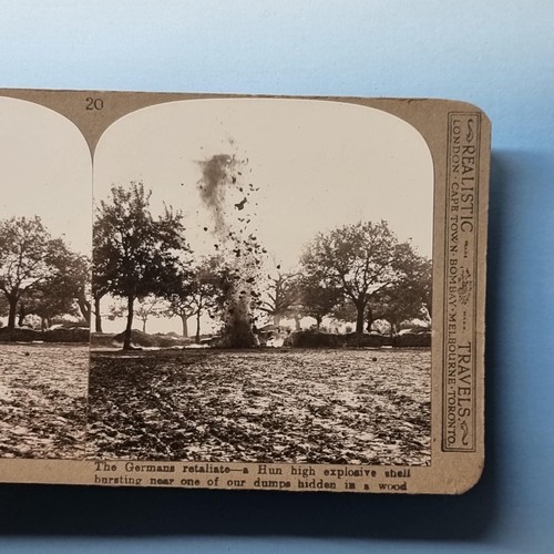 Ww1 military stereoview - ww1, 3d