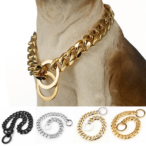 Luxury dog chain collar heavy - dog,