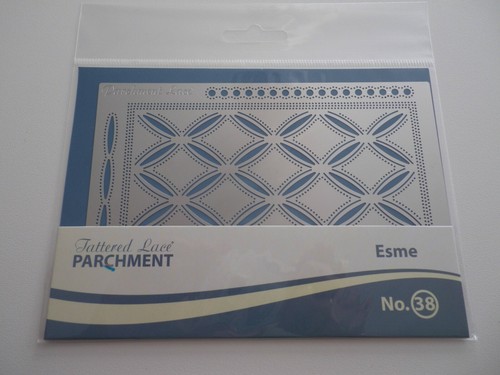 Tattered lace parchment - lace, grid
