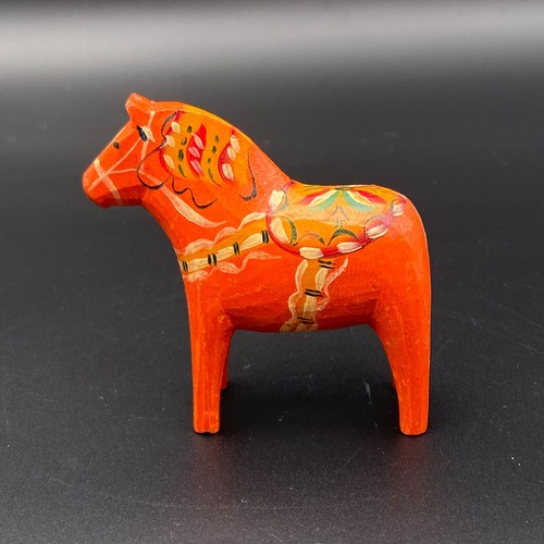 Swedish dala horse 8cm high - horse,