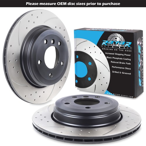 Rear drilled grooved 320mm - rear,