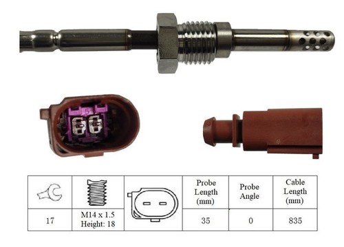 Pre dpf exhaust temperature - pre,