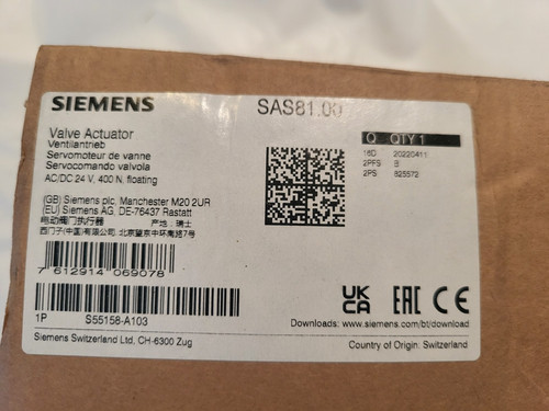 Siemens sqs65 electromotoric - siemens,
