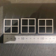 3x Window Frame Dolls House