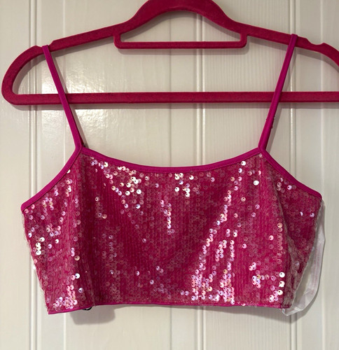 Missguided pink sequin mesh - missguided,