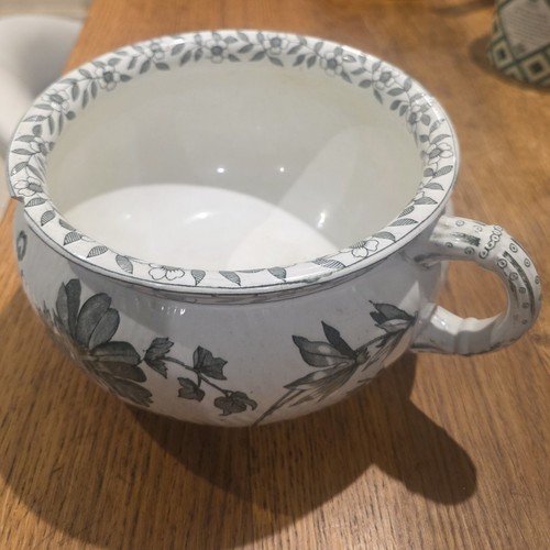 Antique chamber pot stunning - chamber,