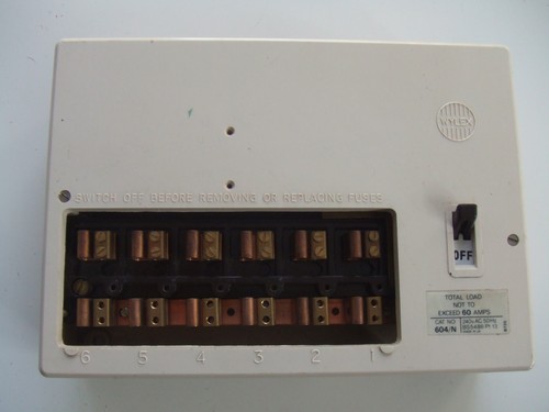 Wylex fuse board consumer - consumer, unit