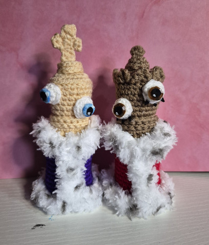 Handmade crochet kinger - kinger, +