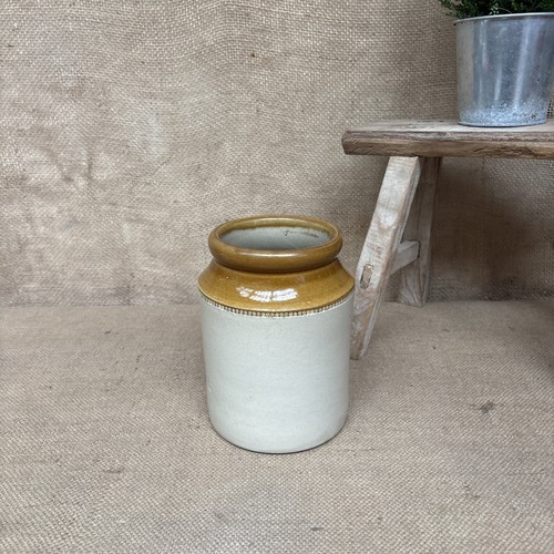 Vintage stoneware jar - vintage,