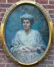 Antique Painting : Portrait Of
