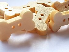 10 WOODEN DOG BONE CRAFT