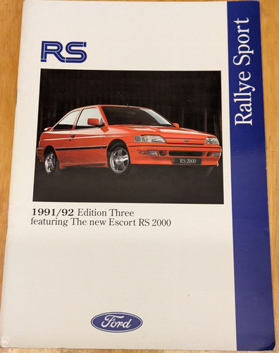 1991 ford edition three - rs,