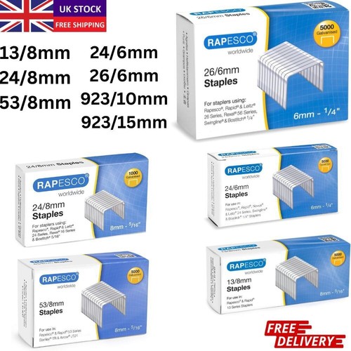 Rapesco galvanised staples - rapesco,
