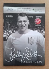 VERY RARE - Sir Bobby Robson (Newcastle, Ipswich,  England) - A Celebration prog