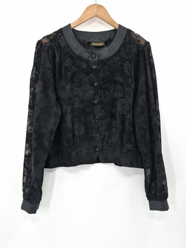 Masai black sheer - masai, floral