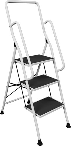 Step ladder with - 3, safety