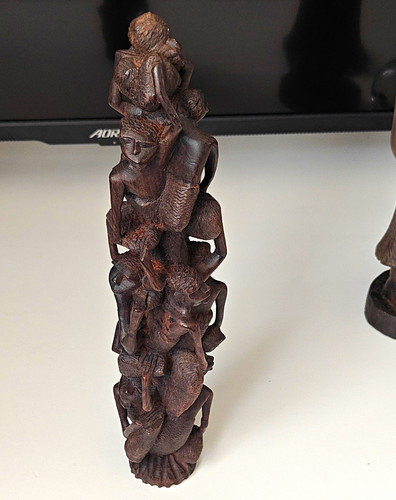 Hand carved wooden - carved, of