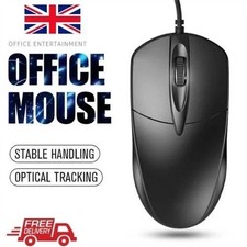 Wired Mouse For PC Laptop Computer Wheel-Black USB Optical Wired Mouse Scroll