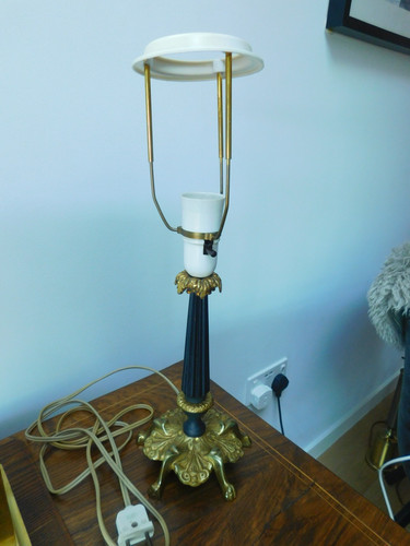 Vintage danish brass - danish, black
