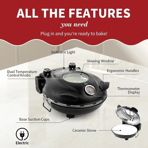 Klaif electric pizza maker - klaif,