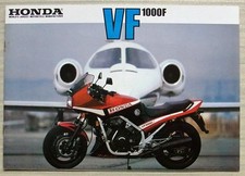 HONDA VF1000F MOTORCYCLE Sales Brochure 1984 #2C4036