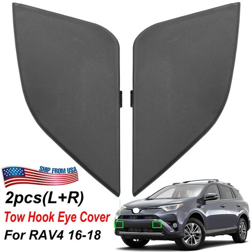 Pair car tow hook - hook, cover