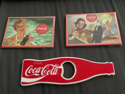 Coca cola fridge magnet and - coca,