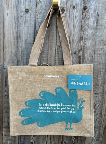 New sainsbury renewabag - new, jute