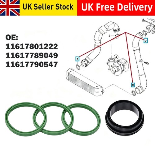 Intercooler turbo hose - intercooler, seal