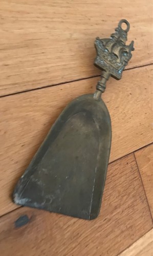 Vintage brass shovel for - brass, a