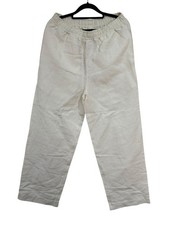 Etta Relaxed Fit Organic Cotton Blend Trousers – Women’s UK 12 Elasticated Waist