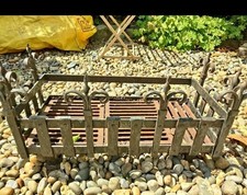 extra  large wrought iron fire basket ,fire grate  log basket quality will post 