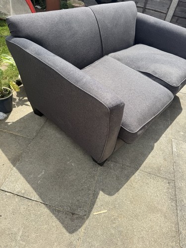 Grey fabric seater sofa - fabric, 2