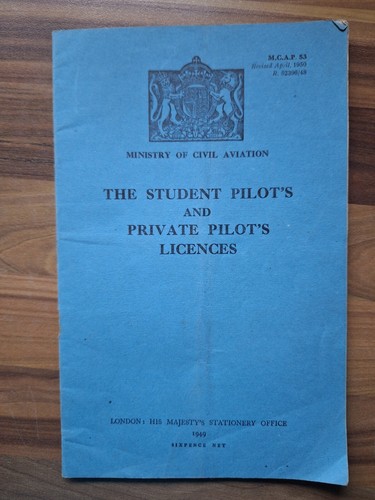 Vintage civil aviation student - civil,