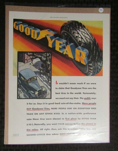 1932 goodyear tire - 1932, &