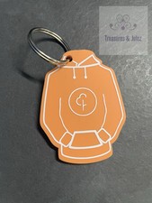 Parkrun Apricot Keyring, Keychain, Park Runners, Walker, Junior Park Gift