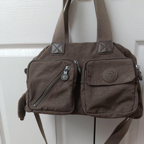 Kipling defea handbag - defea, army