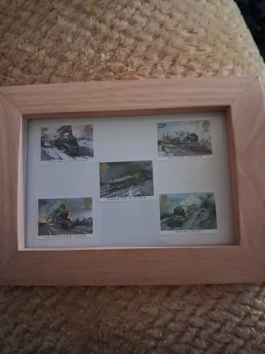 Framed 1985 royal mail - framed,