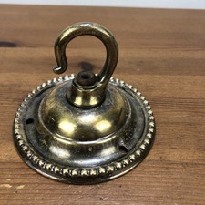 edwardian brass chandelier hook brass