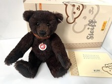 2006 Steiff 038266 -  TEDDY BEAR -  Brown Alpaca - 32cm -  GROWLER - L.E.D 2,006
