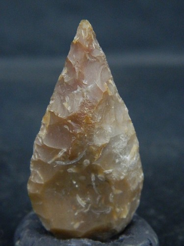 Ancient stone flint arrow - ancient, head