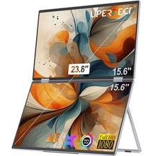 15.6" Dual Portable Monitor Screen Extender For Laptops& Wins/Mac/Android/Chrome