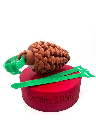 Geocache container pinecone - container,