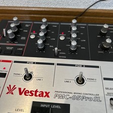 Vestax PMC-05 Pro SL DJ Mixer Black Tested Working Power Cable Included Japan