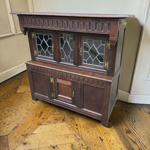Antique jacobean oak court - antique,