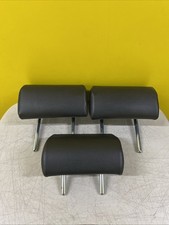 2009-2018 TOYOTA AVENSIS REAR SEAT HEADREST X3 HEAD REST BLACK LEATHER