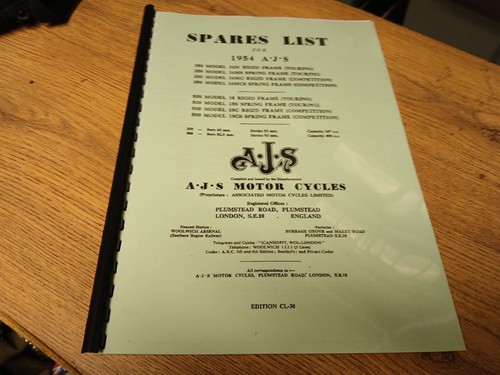 Ajs model 16m 16mc - 16mc, 16mcs