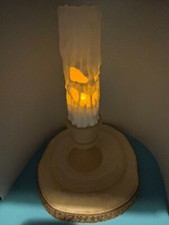 Creepy Candle 3d Printed with Flickering Tea Light included